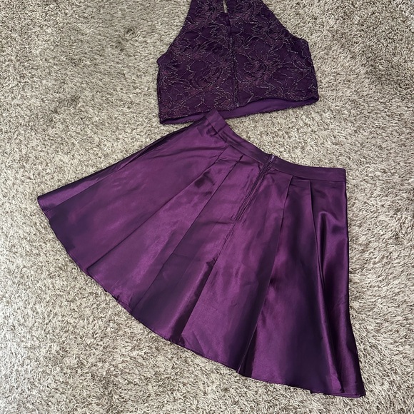 Windsor Smith Deep Purple Mini Skirt - Picture 7 of 7